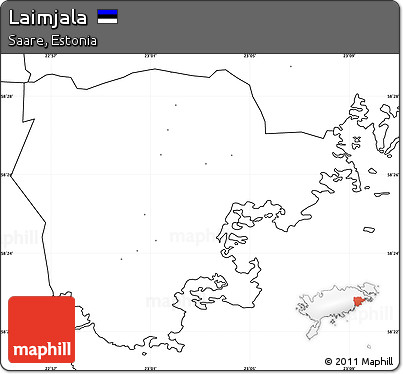 Blank Simple Map of Laimjala, no labels