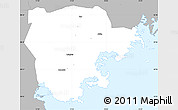 Gray Simple Map of Laimjala