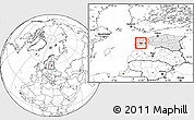 Blank Location Map of Leisi, highlighted country