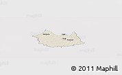 Shaded Relief Panoramic Map of Leisi, cropped outside