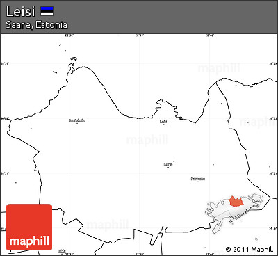 Blank Simple Map of Leisi