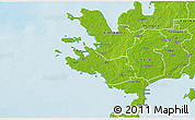 Physical 3D Map of Lümanda