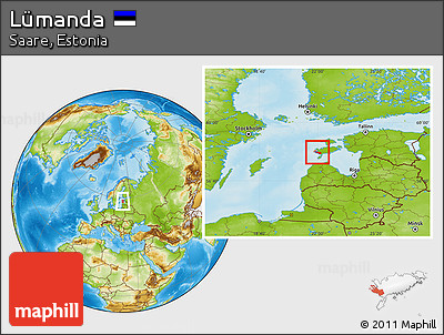 Physical Location Map of Lümanda