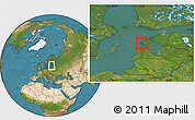Satellite Location Map of Lümanda