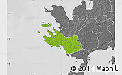 Physical Map of Lümanda, desaturated
