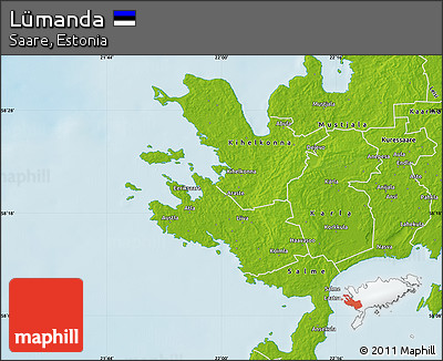 Physical Map of Lümanda
