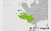 Physical Map of Lümanda, lighten, desaturated