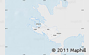 Silver Style Map of Lümanda, single color outside