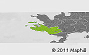 Physical Panoramic Map of Lümanda, desaturated