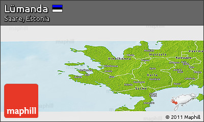 Physical Panoramic Map of Lümanda