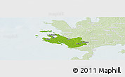 Physical Panoramic Map of Lümanda, lighten