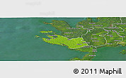 Physical Panoramic Map of Lümanda, satellite outside