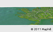 Satellite Panoramic Map of Lümanda