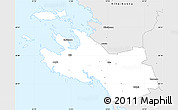Silver Style Simple Map of Lümanda