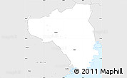 Silver Style Simple Map of Valjala