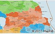 Political Shades 3D Map of Tartu