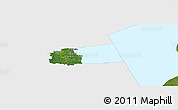 Satellite Panoramic Map of Alatskivi, single color outside