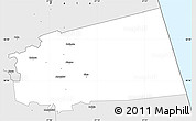 Silver Style Simple Map of Alatskivi