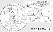 Blank Location Map of Elva, highlighted parent region