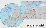 Gray Location Map of Elva