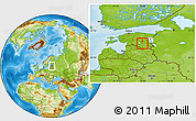 Physical Location Map of Elva