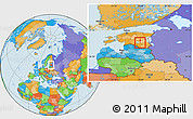 Political Location Map of Elva