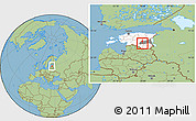 Savanna Style Location Map of Elva, highlighted country, highlighted parent region