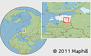 Savanna Style Location Map of Elva, highlighted country