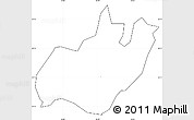 Blank Simple Map of Elva, cropped outside, no labels