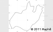 Blank Simple Map of Elva, cropped outside