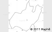 Blank Simple Map of Elva