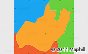 Political Simple Map of Elva
