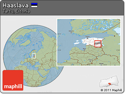 Savanna Style Location Map of Haaslava, highlighted country, highlighted parent region, within the entire country, hill shading