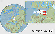 Savanna Style Location Map of Haaslava, highlighted country, highlighted parent region, within the entire country, hill shading