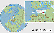 Savanna Style Location Map of Haaslava, highlighted country, highlighted parent region, within the entire country