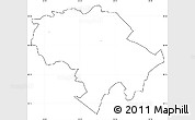 Blank Simple Map of Haaslava, cropped outside, no labels