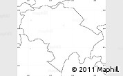 Blank Simple Map of Haaslava, no labels