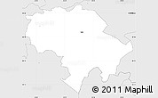 Silver Style Simple Map of Haaslava