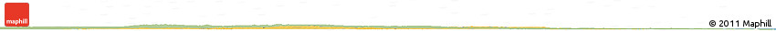 Savanna Style Horizon Map of Tartu, single color outside