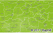 Physical 3D Map of Kambja