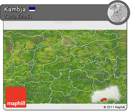Satellite 3D Map of Kambja