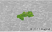 Satellite 3D Map of Kambja, lighten, desaturated
