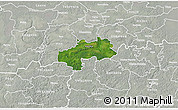 Satellite 3D Map of Kambja, lighten, semi-desaturated