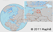Gray Location Map of Kambja