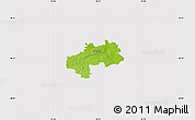 Physical Map of Kambja, cropped outside