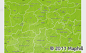 Physical Map of Kambja