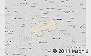 Shaded Relief Map of Kambja, desaturated