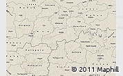 Shaded Relief Map of Kambja