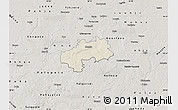 Shaded Relief Map of Kambja, semi-desaturated