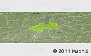Physical Panoramic Map of Kambja, semi-desaturated